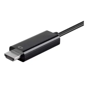 Monoprice USB & Lightning Cable - 6 Feet - Black | USB 3.1 Type-C to HDMI Cable 4K@30Hz