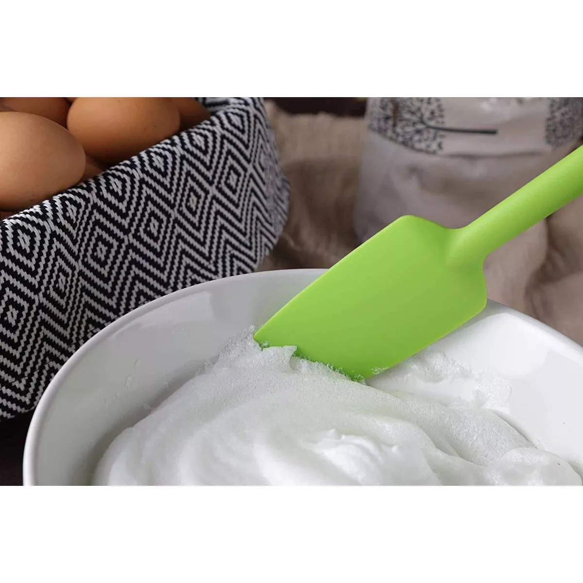 Cookduo Mix & Measure Spoon - Silicone Spoon with Adjustable Measuring Spoon FDA