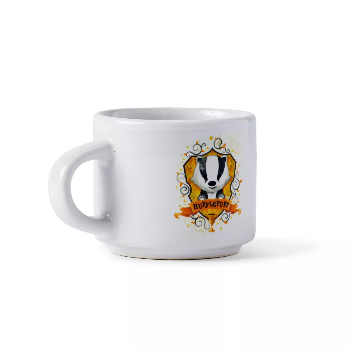Seven20 Harry Potter Hogwarts House Hufflepuff Ceramic Mini Mug - 2.67”L x 2”H