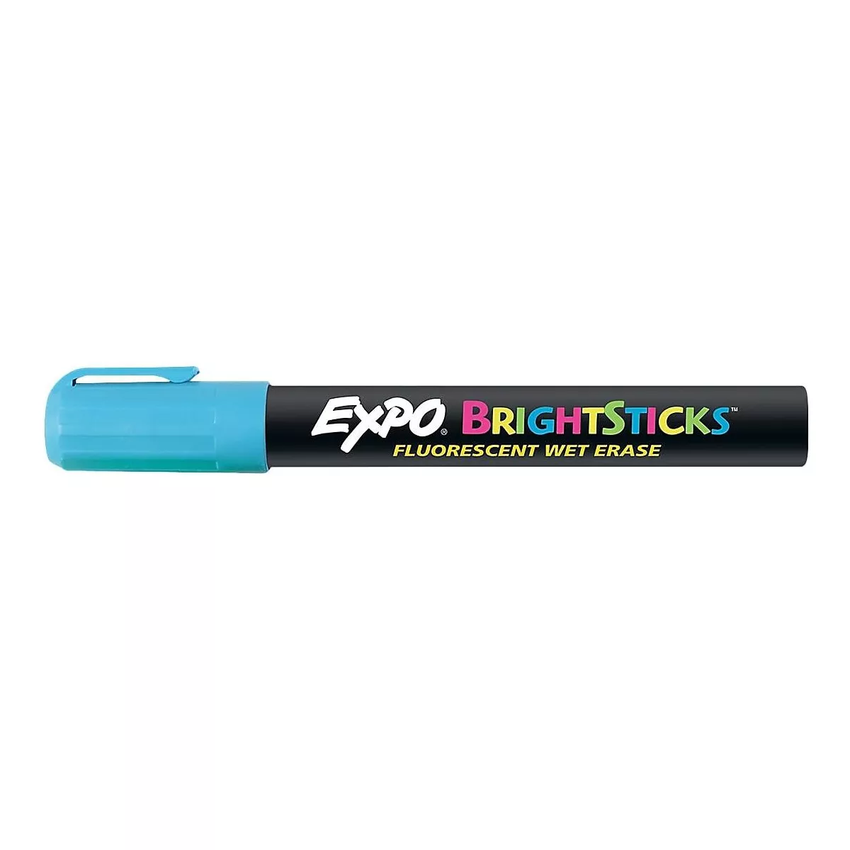 EXPO Bright Sticks Wet-Erase Fluorescent Marker Set Bullet Tip Assorted 14075