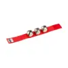 Nino Wrist Bells Strap with 3 Bells Red 9 in.