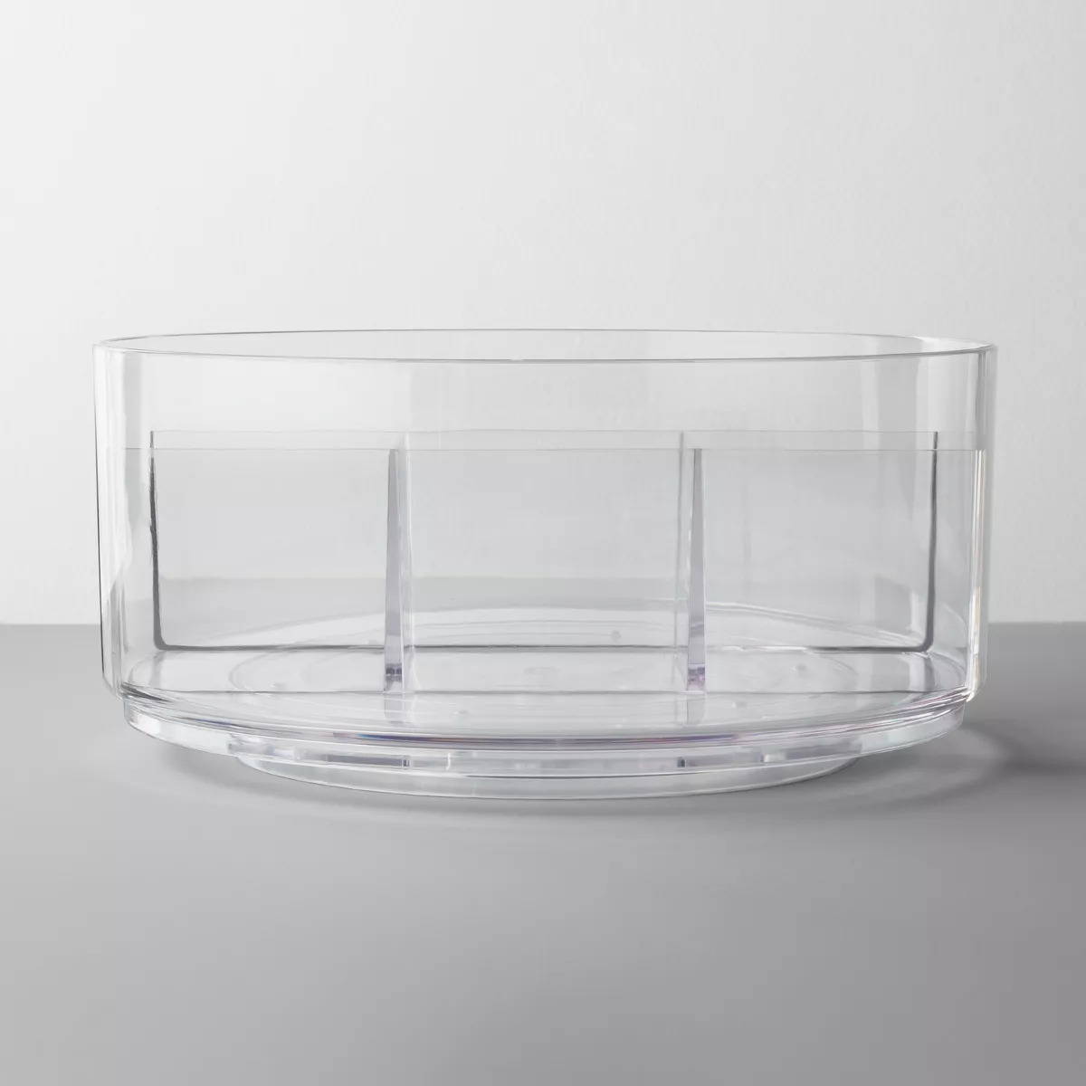 Bathroom Plastic Spinning Turntable Beauty Organizer Clear - Made By Design™