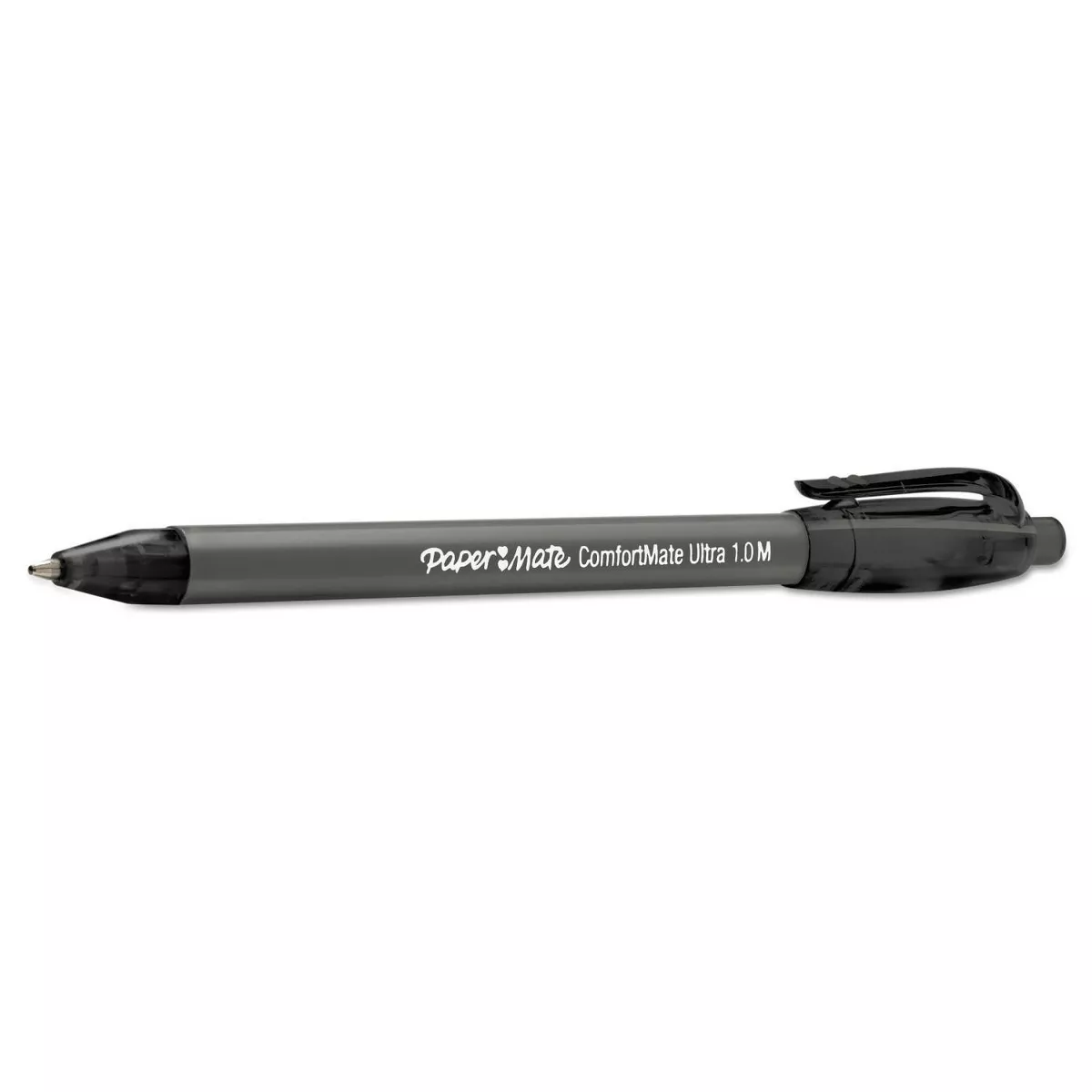 Paper Mate ComfortMate Ultra 12pk Ballpoint Retractable Pens Medium - Black Ink