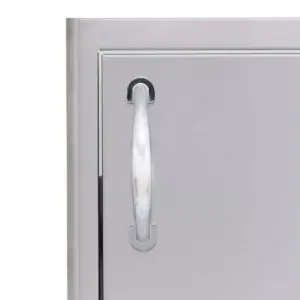 Blaze Grills Universal Stainless Steel Outdoor Kitchen Cabinet BBQ Island Single Access Door, Right Side