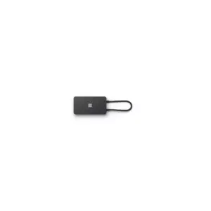 Microsoft USB-C Travel Hub - 1 x USB-C @ 10Gbps pass-through charging - 1 x USB-A 3.2 Gen 2 @ 10Gbps pass-through charging