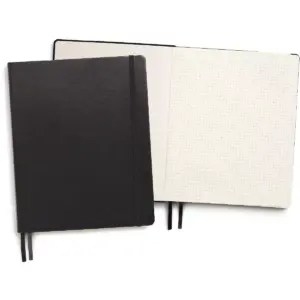 TRU RED Large Flexible Cover Graph Journal, Blk TR54775