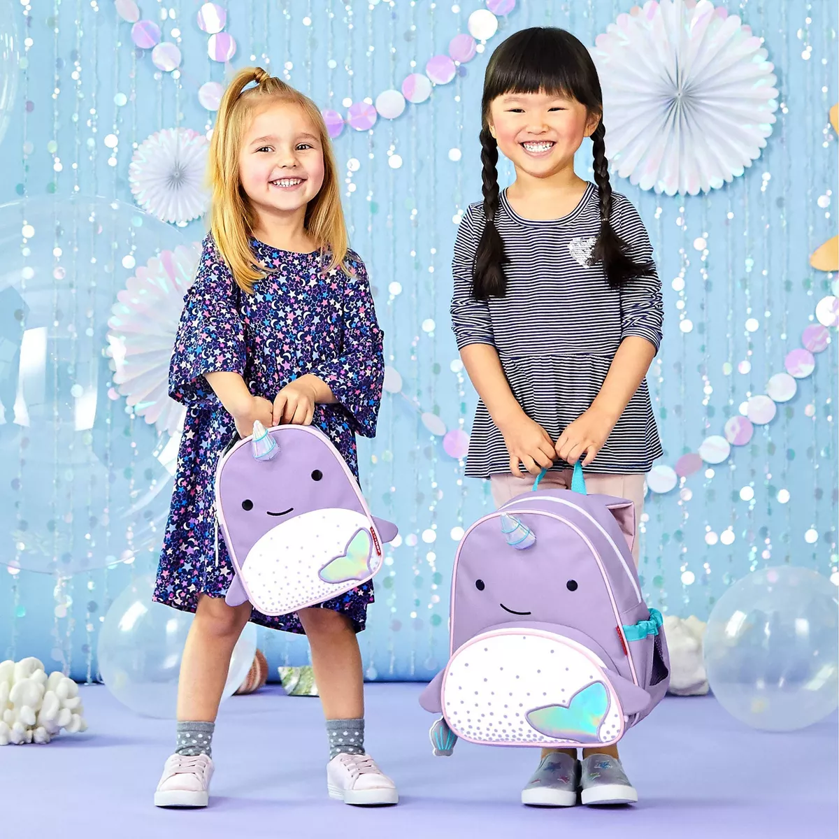 Skip Hop Zoo Little Kids' & Toddler Insulated Lunch Bag - Narwhal