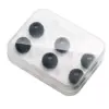 Insten Silicone Eartips for All 4.5-5.5mm Nozzle In-Ear / True Wireless EarBuds Replacement, 3 Pairs Medium Size with Storage Box