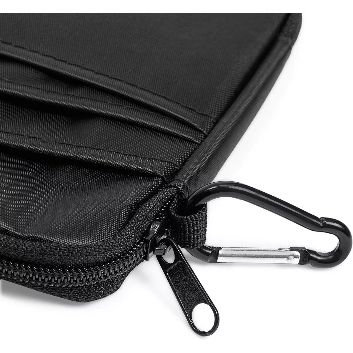 Waterproof RFID Blocking Wallet with Clear Phone Window, Carabiner (7 x 4.5 In)
