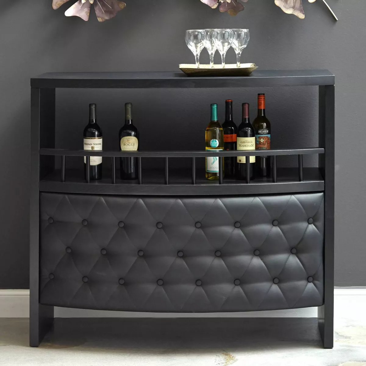 Wood Bar Black - Home Source