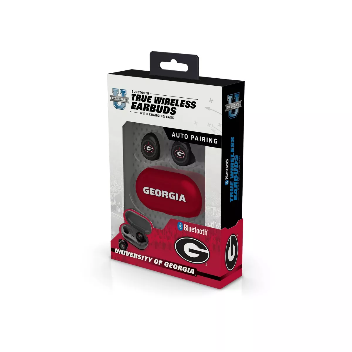 NCAA Georgia Bulldogs True Wireless Earbuds