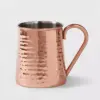 27oz Stainless Steel Hammered Mug Copper - Threshold™
