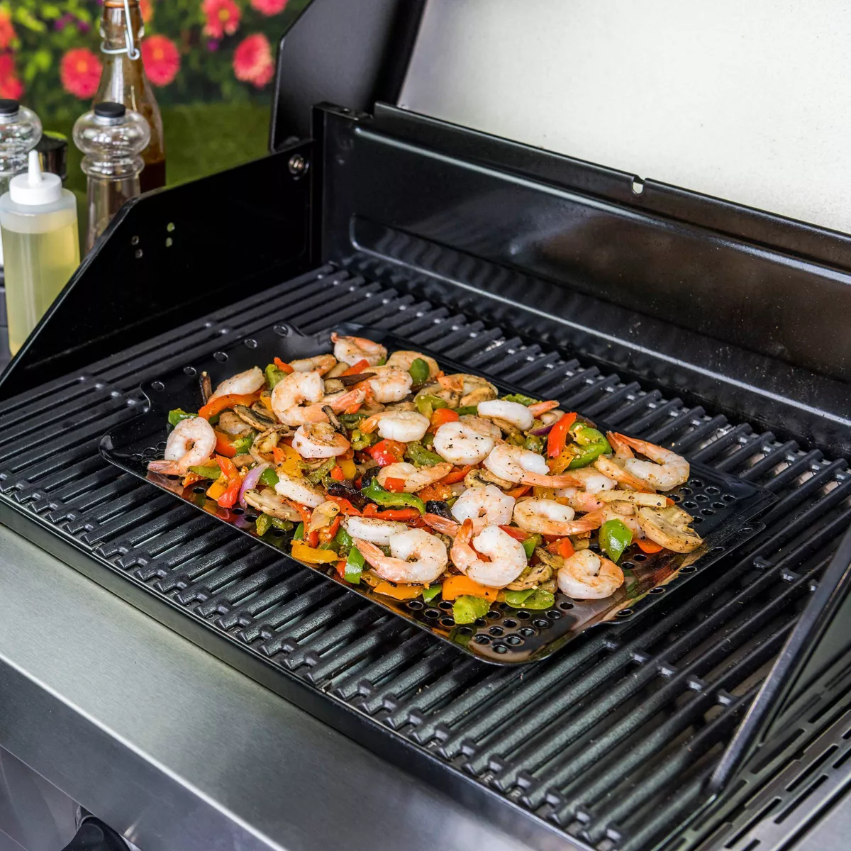 Char-Broil USA Porcelain Topper Black