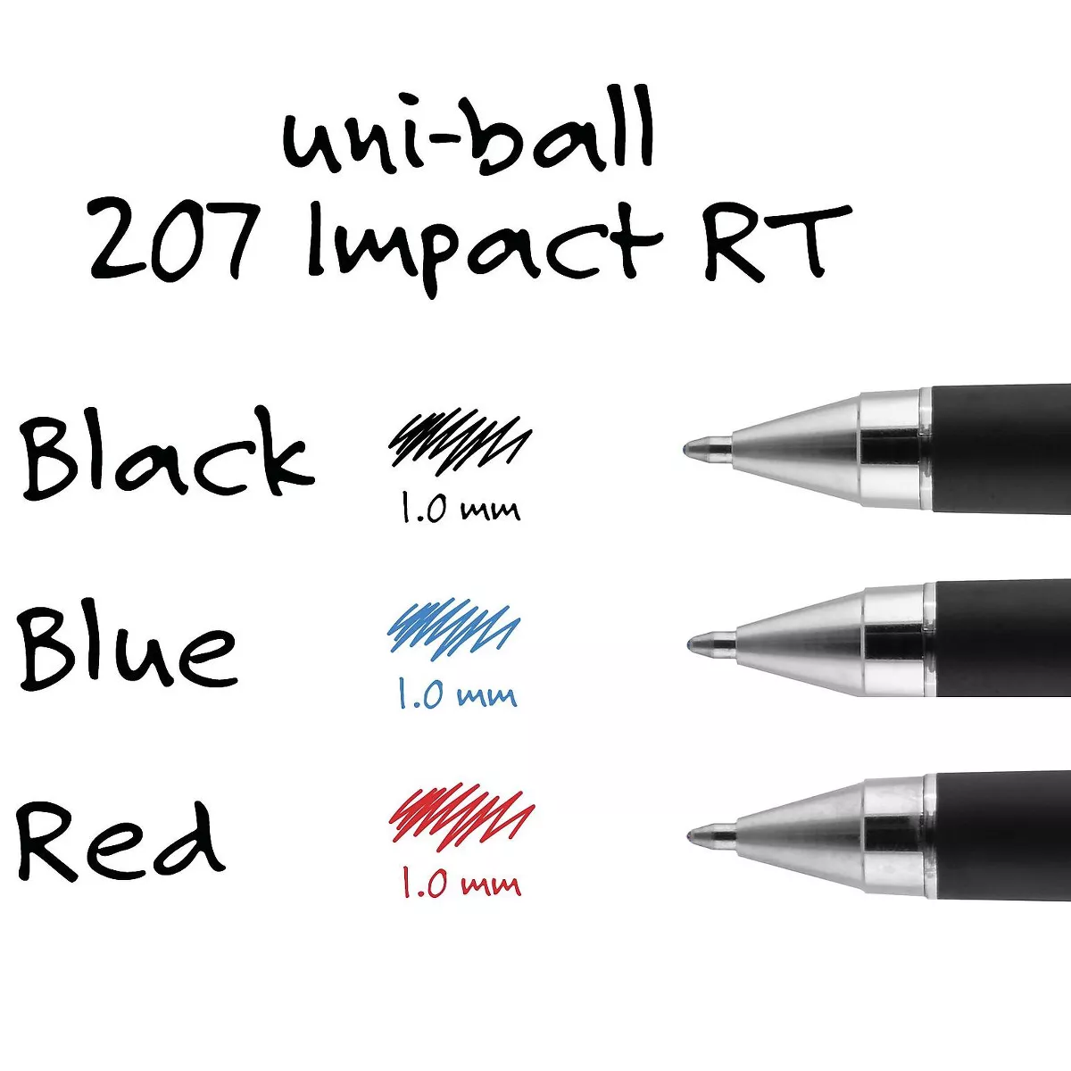 uni-ball 207 Impact RT Retractable Gel Pens 65872