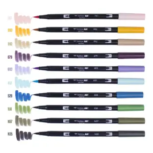Tombow 10ct Dual Brush Pen Art Markers - Desert Flora