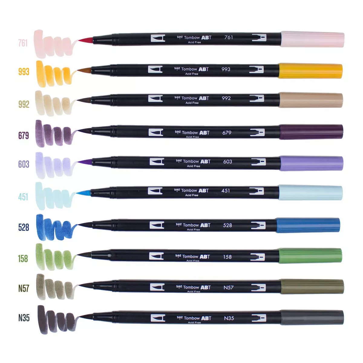 Tombow 10ct Dual Brush Pen Art Markers - Desert Flora