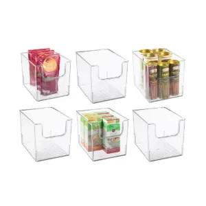 mDesign Plastic Food Storage Organizer Bin for Kitchen, 8