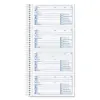 TOPS Spiralbound Message Book 2 3/4 x 5 Two-Part Carbonless 400/Book 4003