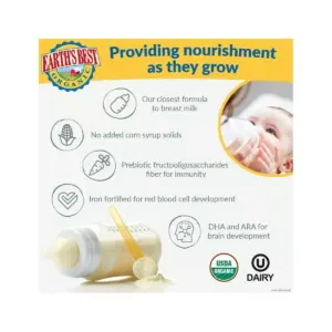 Earth's Best Organic Infant Formula with Iron Powder - 23.2oz