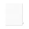 Avery-Style Legal Exhibit Side Tab Divider Title: 49 Letter White 25/Pack 01049