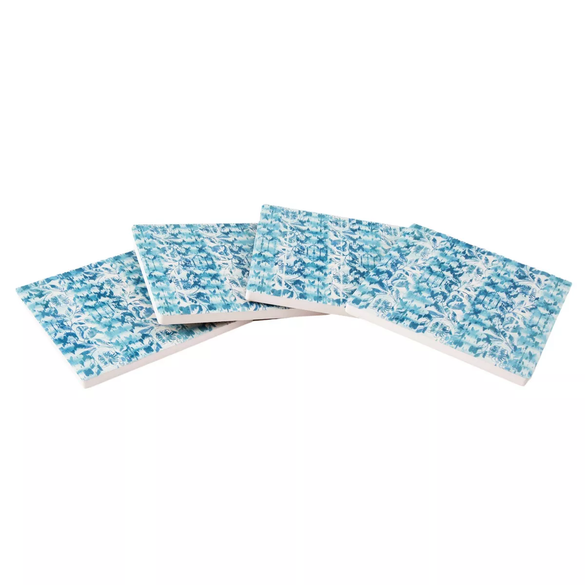 4pk Cork Patina Batik Coaster Set - Thirstystone