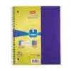 Staples Poly Cover Notebook Wide Ruled Purple 8" x 10-1/2" 12 PK 2072464