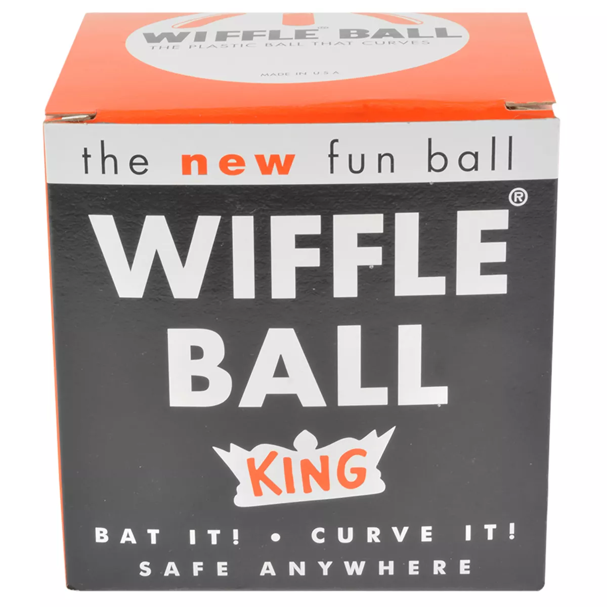 Wiffle Ball 12" King Regulation Softball Size Curve Training Plastic Ball