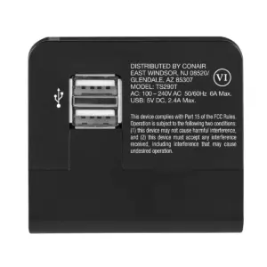 Travel Smart by Conair All-in-One Adapter - Black