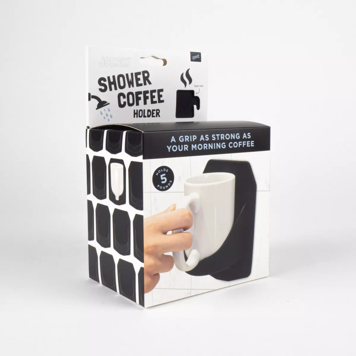 16oz Joeski Shower Coffee Holder Black