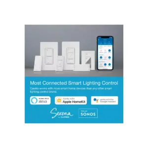Lutron Caseta Wireless Smart Light Dimmer Switch (2 Count) Starter Kit with Pedestals for Pico Wireless Remotes, Works with Alexa, Apple HomeKit, and the Google Assistant | P-BDG-PKG2W