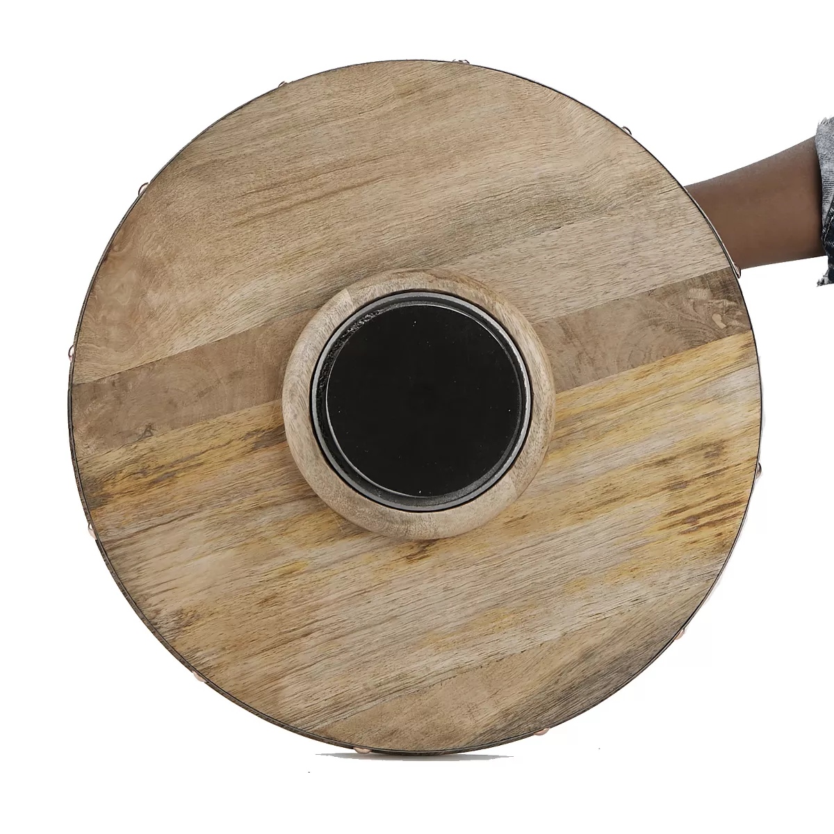 Mind Reader Wood Lazy Susan, Brown