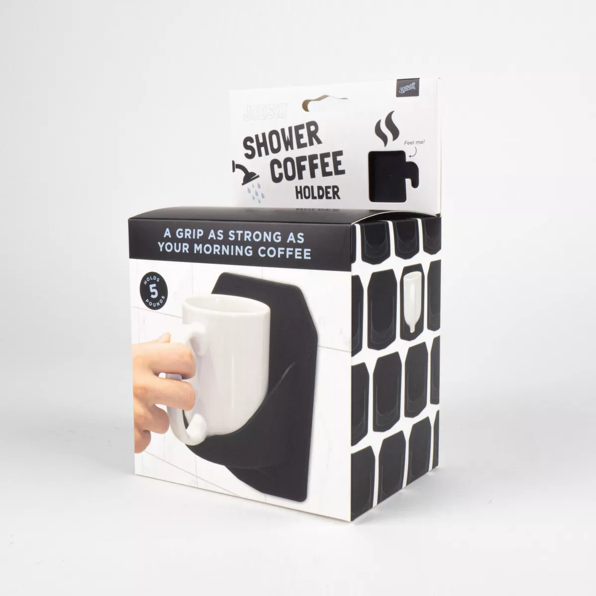 16oz Joeski Shower Coffee Holder Black