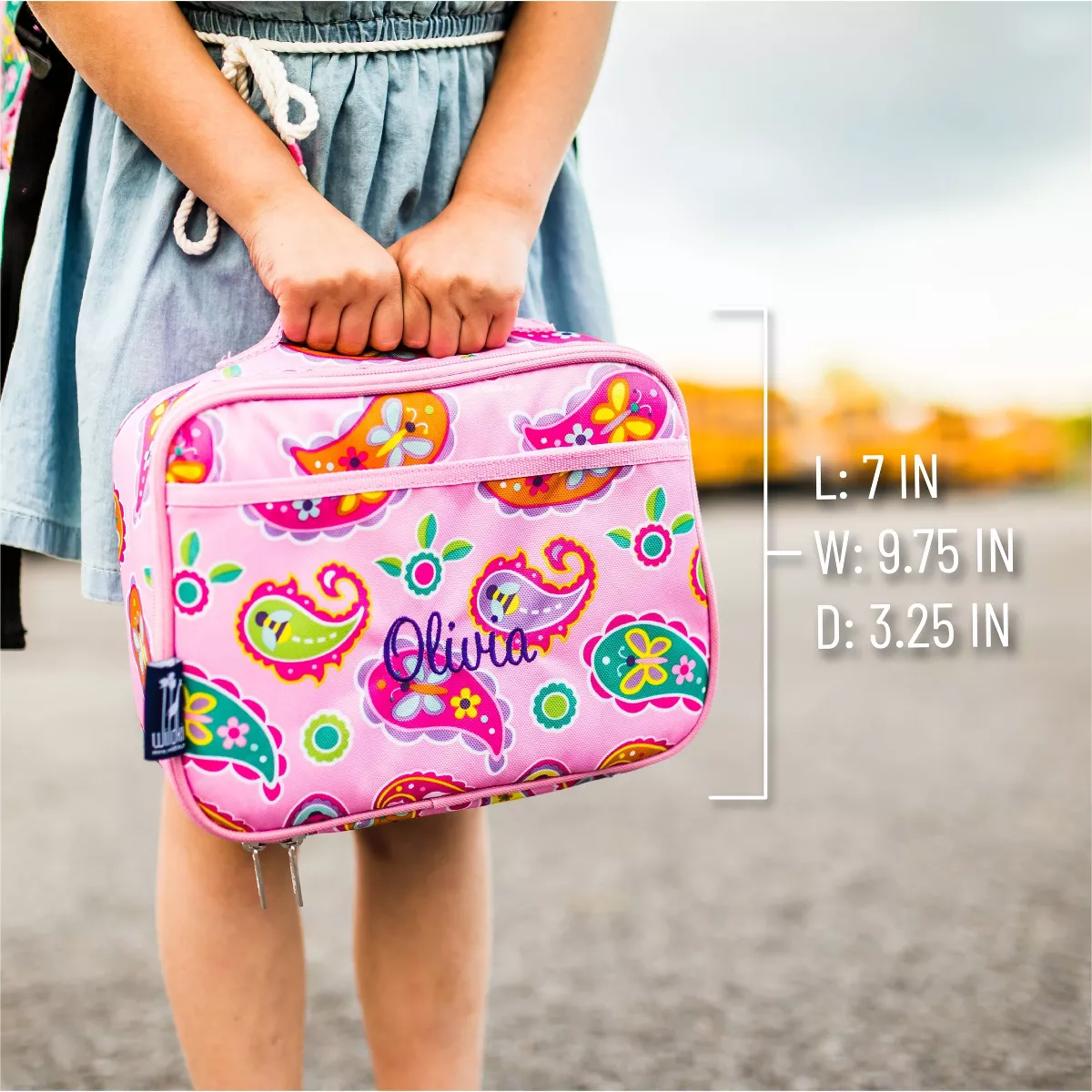 Wildkin Olive Kids' Paisley Lunch Box