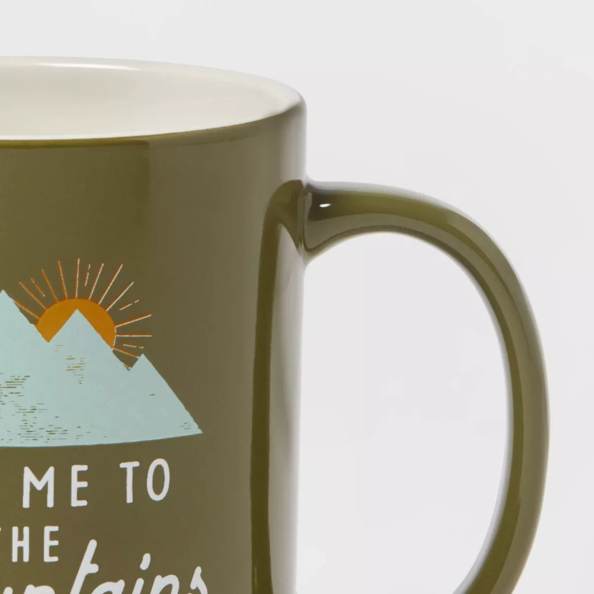 15oz Stoneware Take Me To the Mountains Mug - Room Essentials™