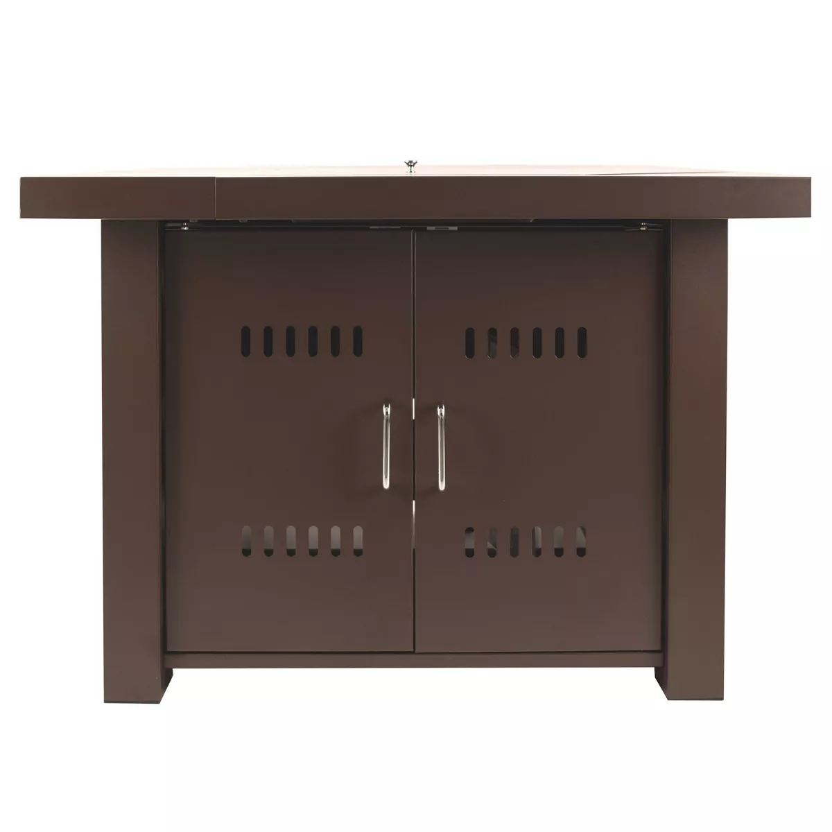 Pleasant Hearth Avalon 38" Mocha Gas Fire Pit Table