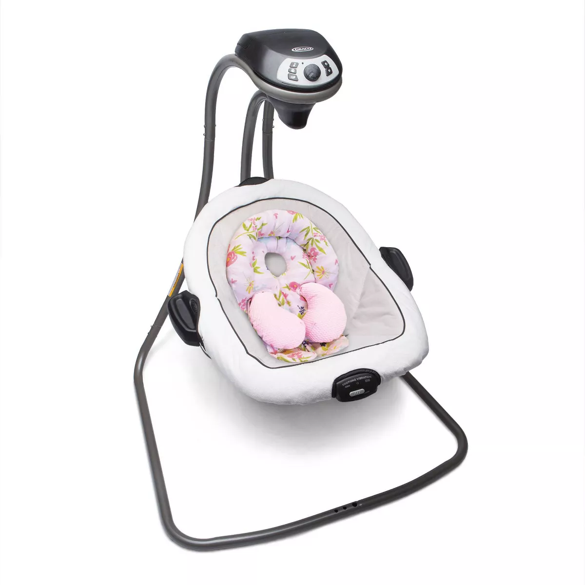 Boppy Head and Neck Support - Pink Stripe Flowers