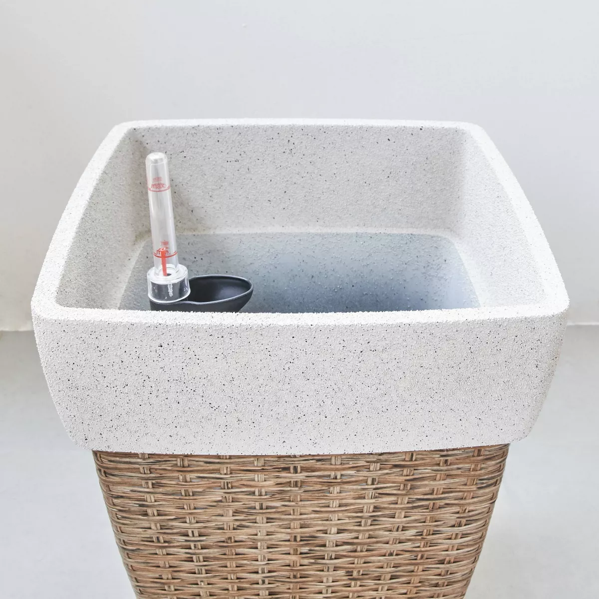 Martha Square Self-Watering Planter Sandy Brown - Vifah