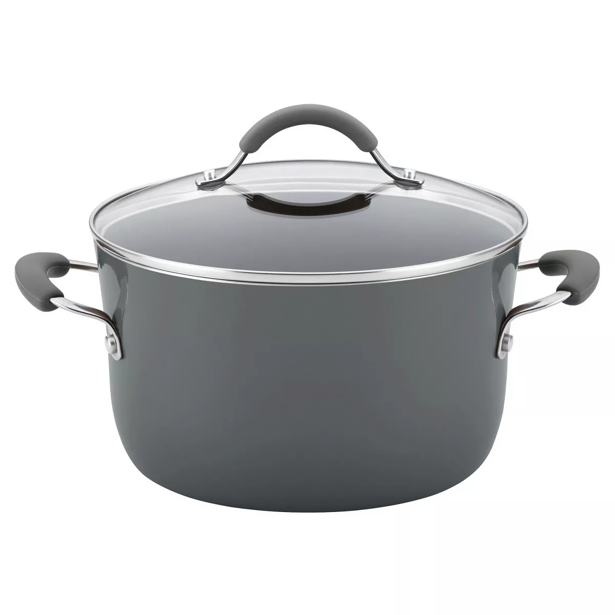 Rachael Ray 12pc Sea Salt Cucina Cookware Set Gray