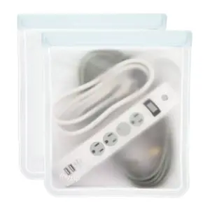 (re)zip Lay-Flat Leakproof Gallon - Clear - 4pk