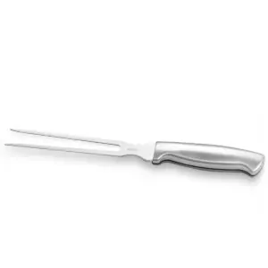 Oster Baldwyn 22 Piece Stainless Steel Cutlery Set with Stainless Steel Handles and Wooden Block