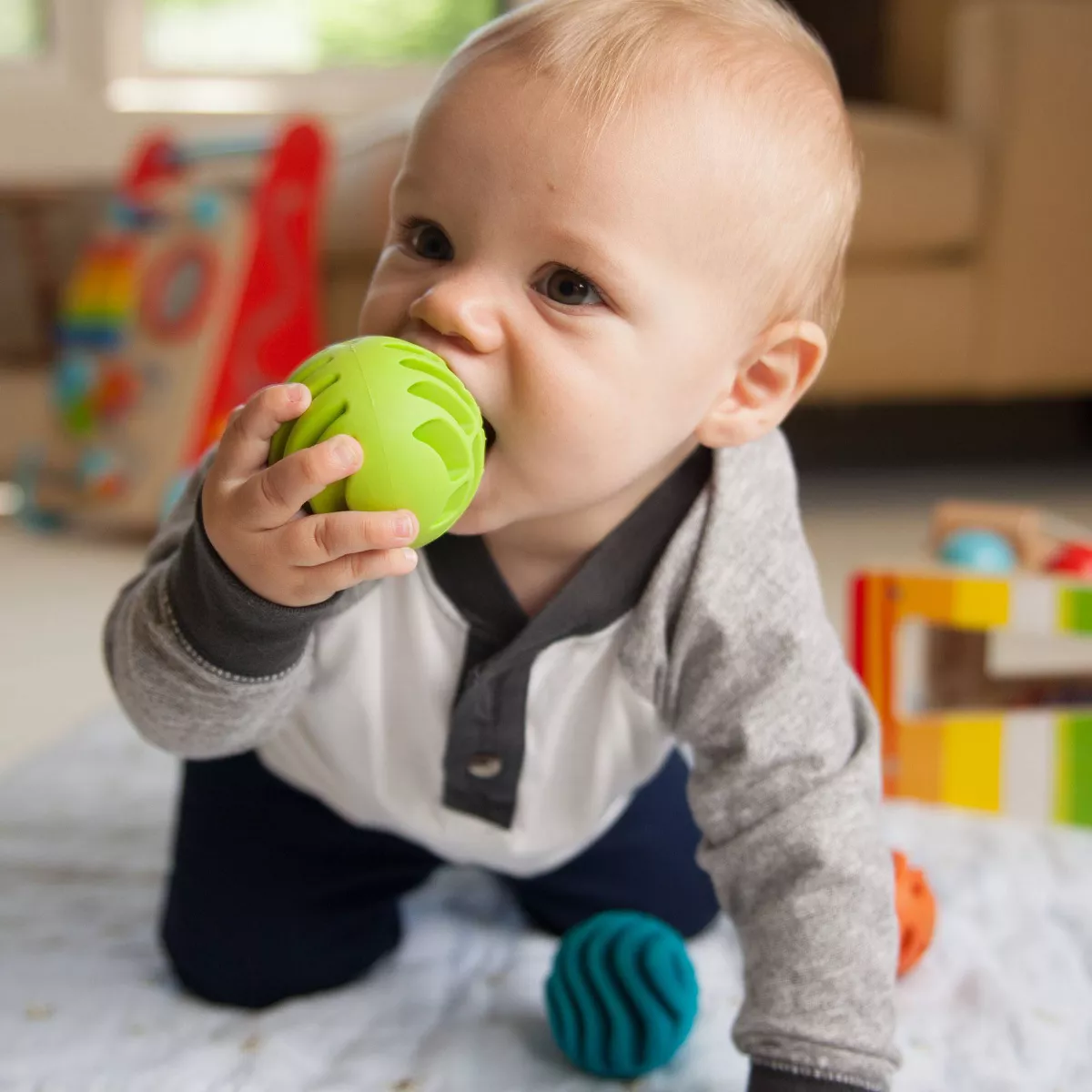 Fat Brain Toys Baby and Toddler Learning Toy Sensory Roller