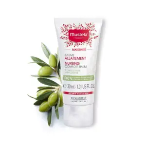 Mustela Nursing Comfort Balm with Olive Oil for Maternity and Breastfeeding - 1.01 fl oz