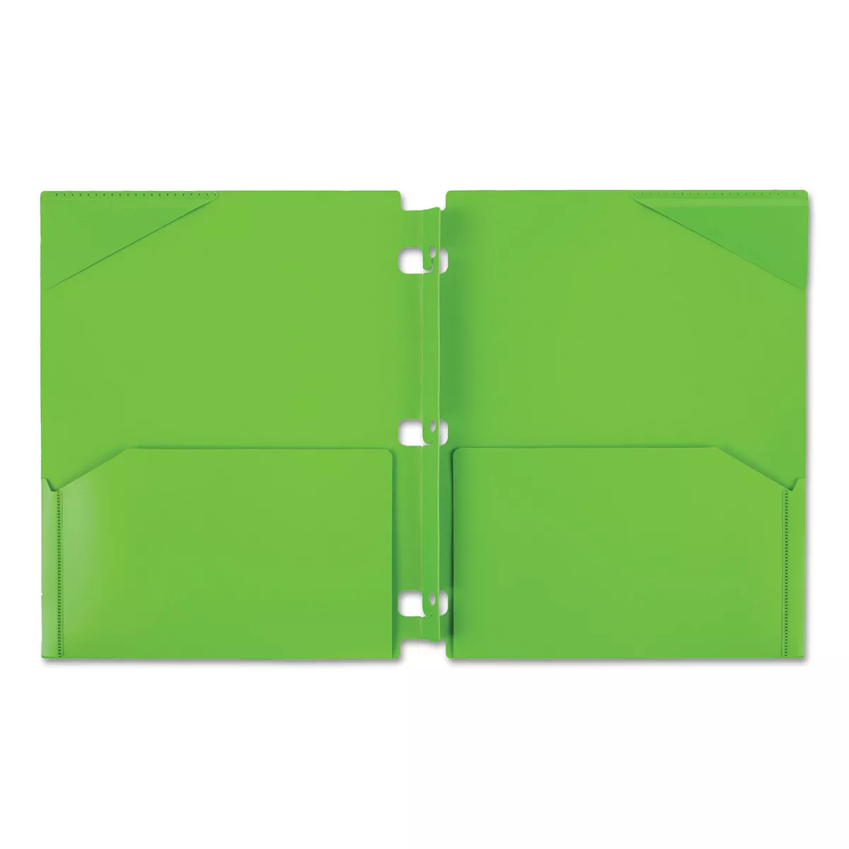 Five Star Snap-In Plastic Folder, 20 Sheets, 8 1/2 x 11, Assorted, Snap Closure, 2/Set 73264