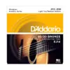 D'Addario EJ14 80/20 Bronze Bluegrass Medium Light Acoustic Guitar Strings