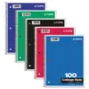 Tops Coil-Lock Wirebound Notebooks College/Medium 11 x 8 1/2 White 100 Sheets 65161