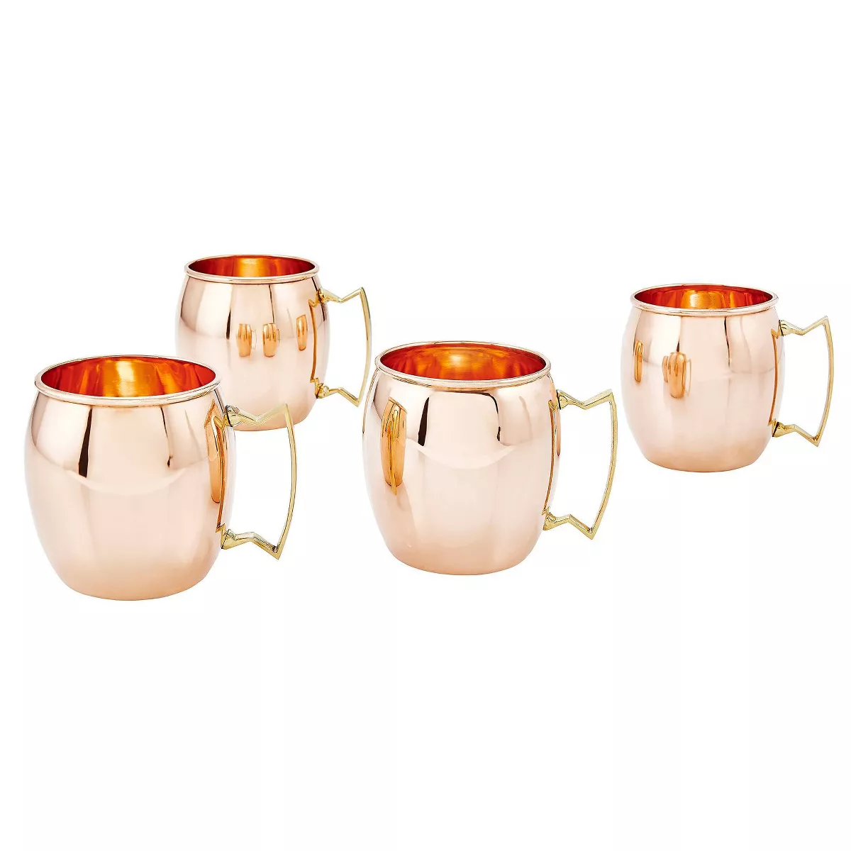 Old Dutch 16oz 4pk Copper Moscow Mule Mugs