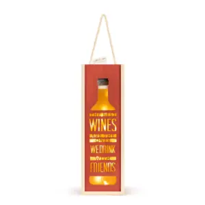 DEMDACO Wine & Friends Lantern Red