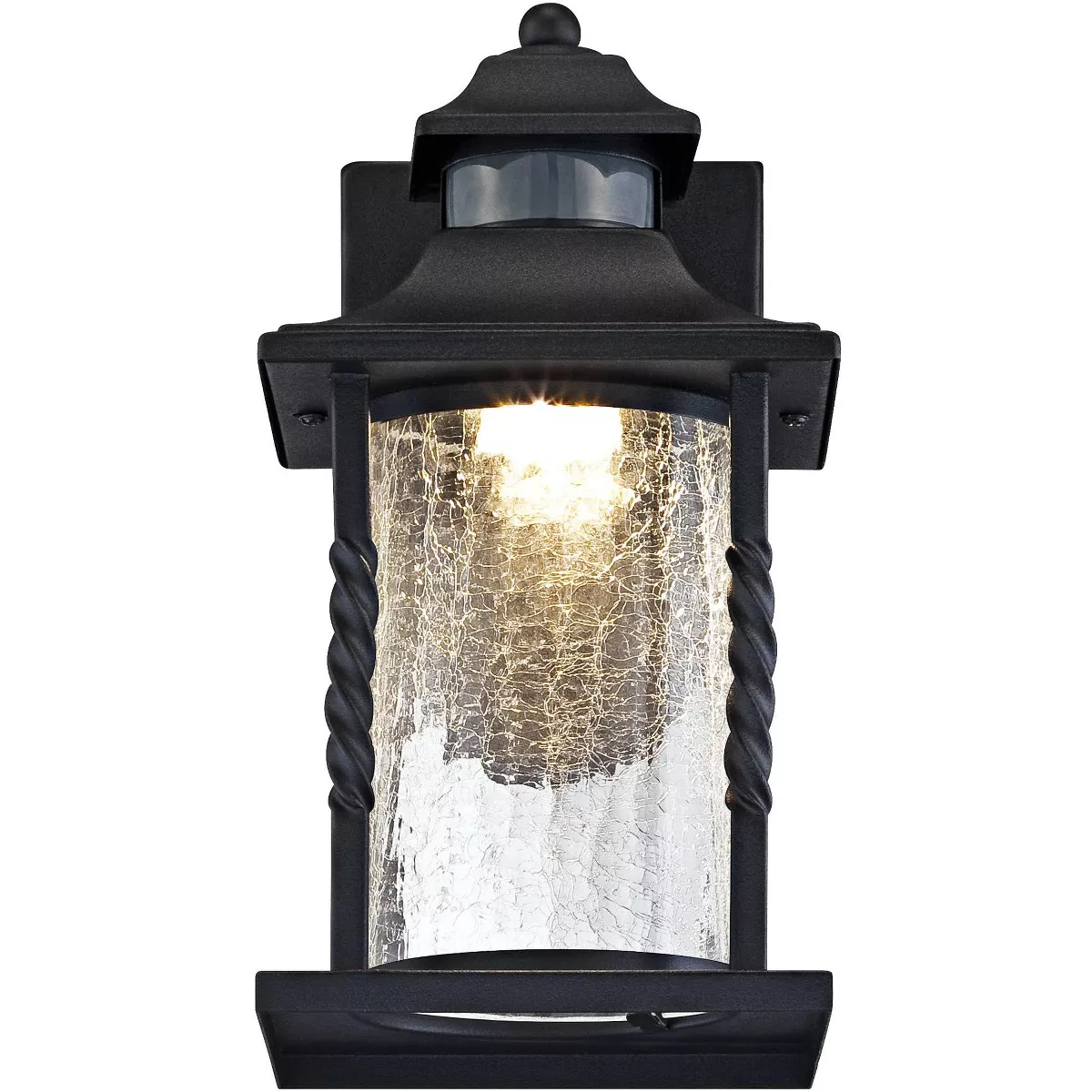 John Timberland Outdoor Wall Light Fixture LED Black Lantern 11 1/2