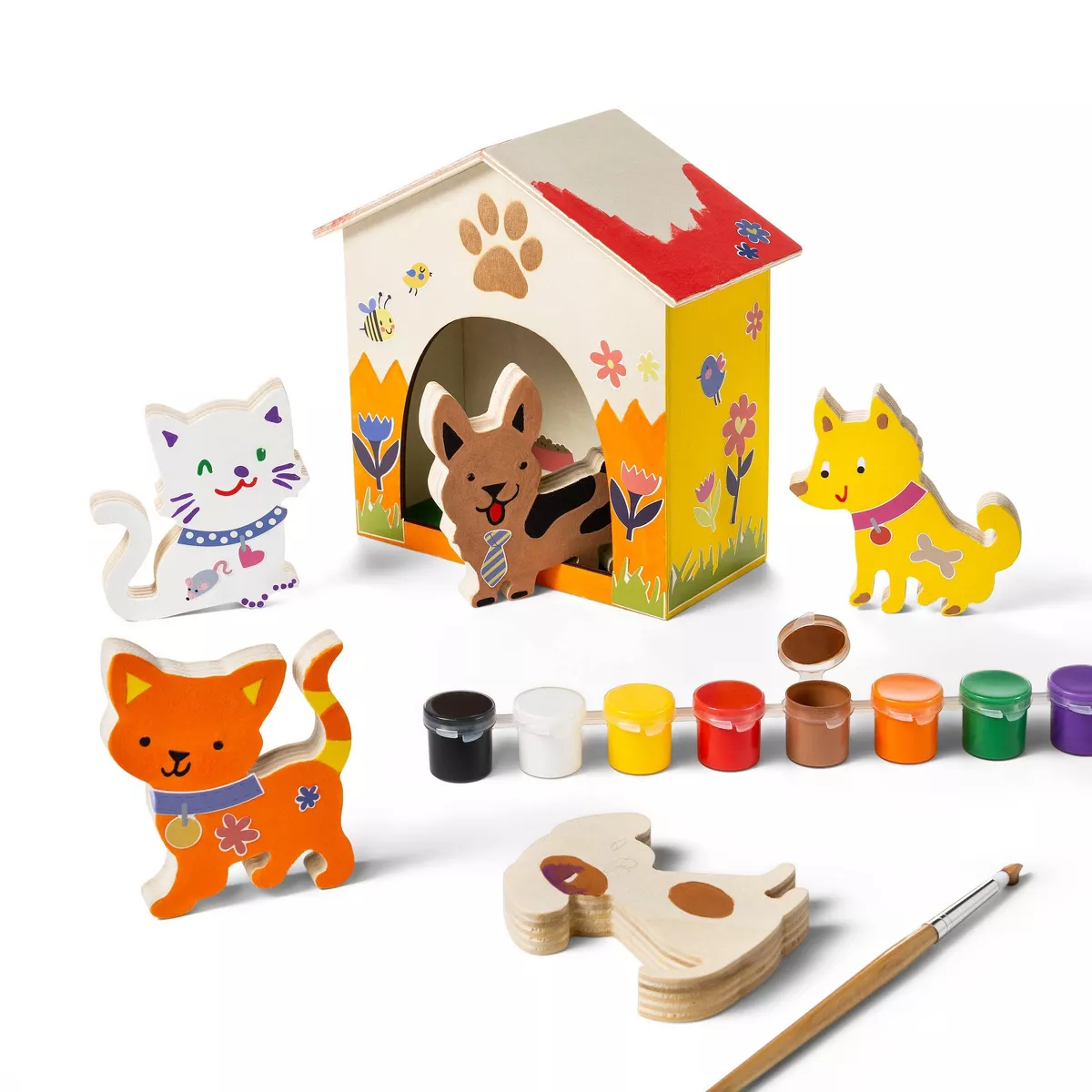 Paint-Your-Own Wood Pets Kit - Mondo Llama™