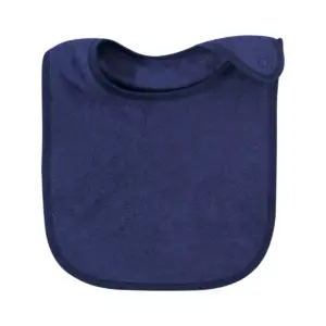 Hudson Baby Infant Boy Rayon from Bamboo Terry Bibs, Navy Teal, One Size